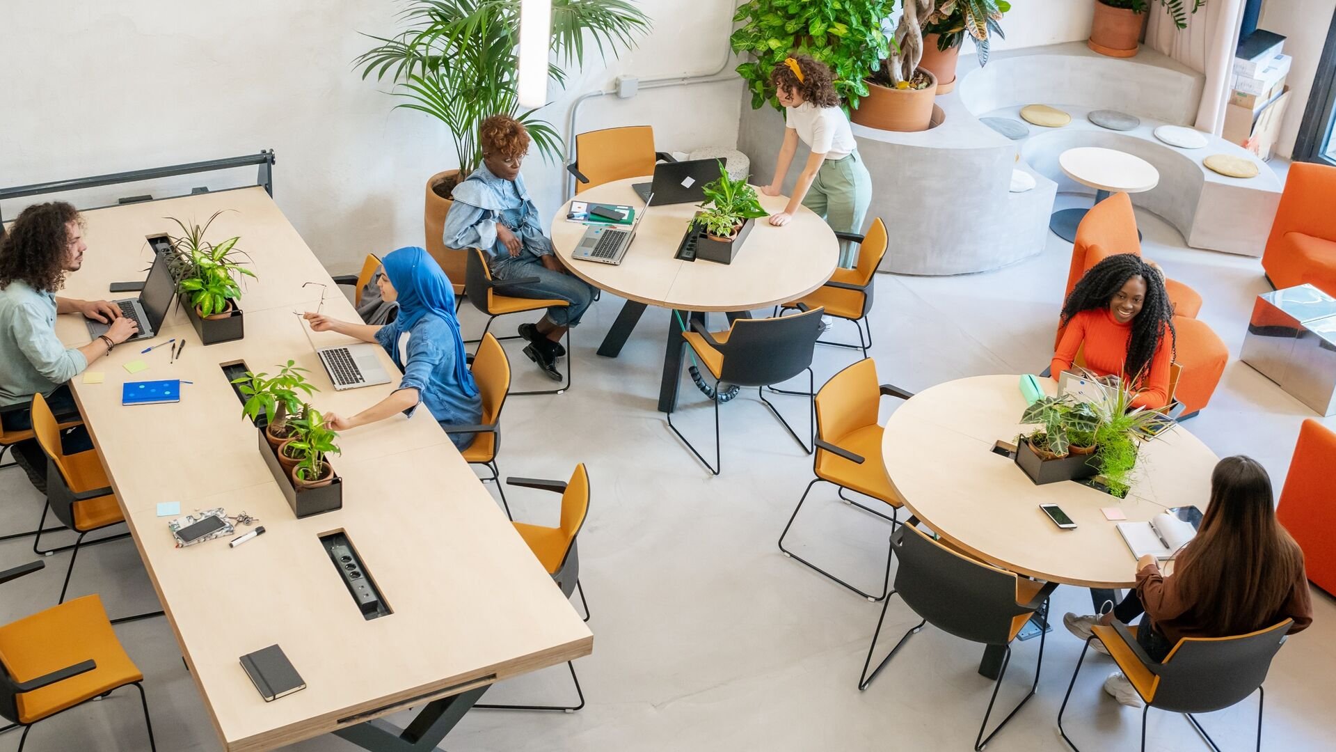 Amplia y Moderna Oficina de Co-Working con Colegas.
